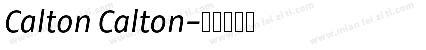 Calton Calton字体转换